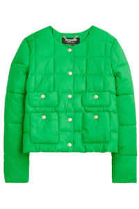 what should I wear with green jacket?