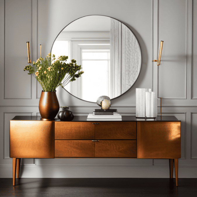 decoration ideas for console table