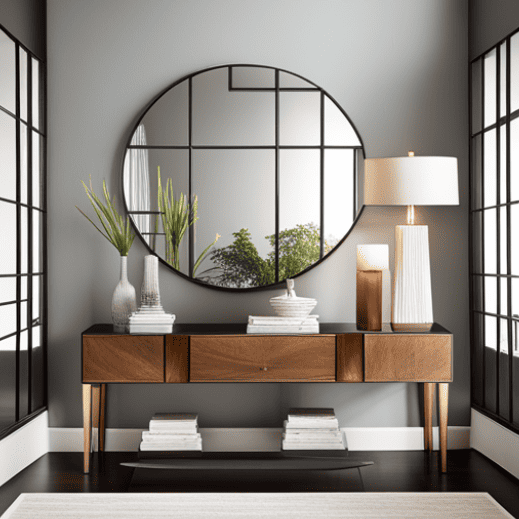 entryway ideas for console table