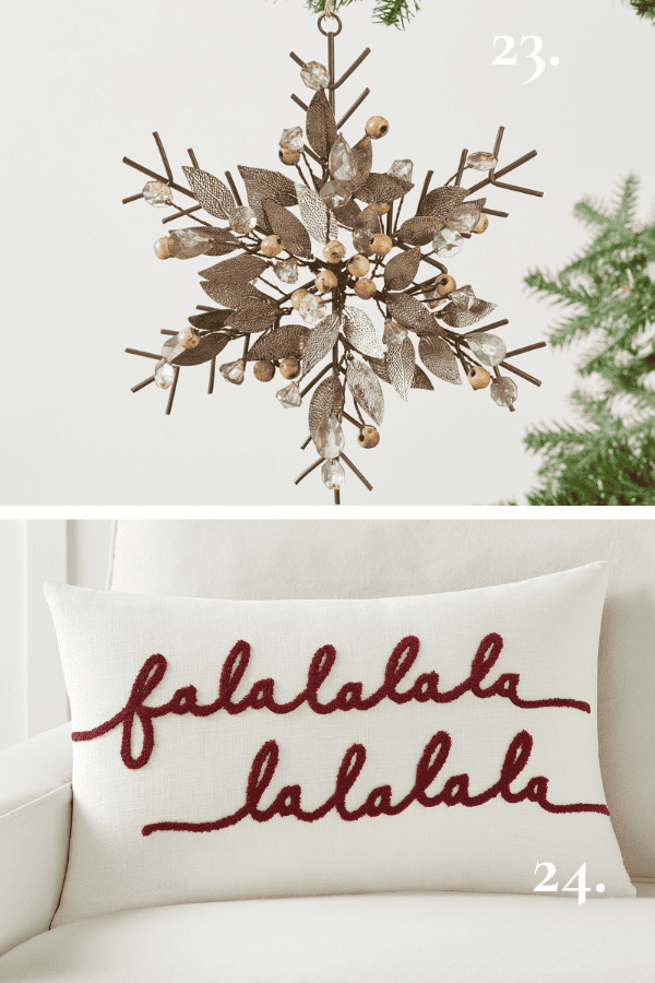 Pottery Barn Ornaments