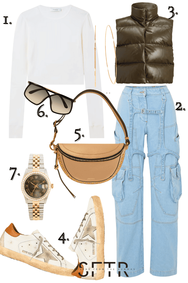 what to wear with cargo pants female