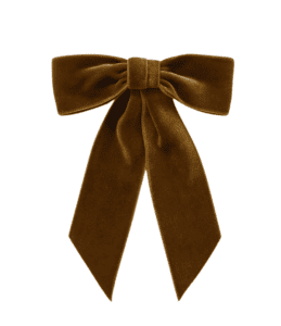 Velvet Hair Bow Winter