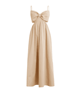 Midi Dress with Bow 