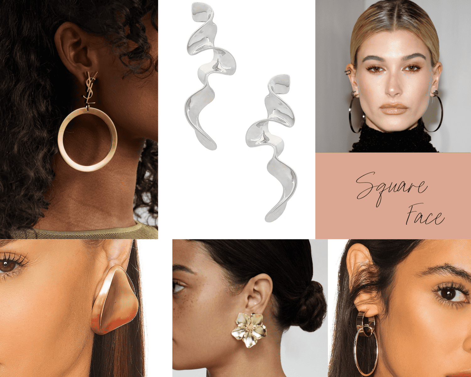 best earring for square face shape