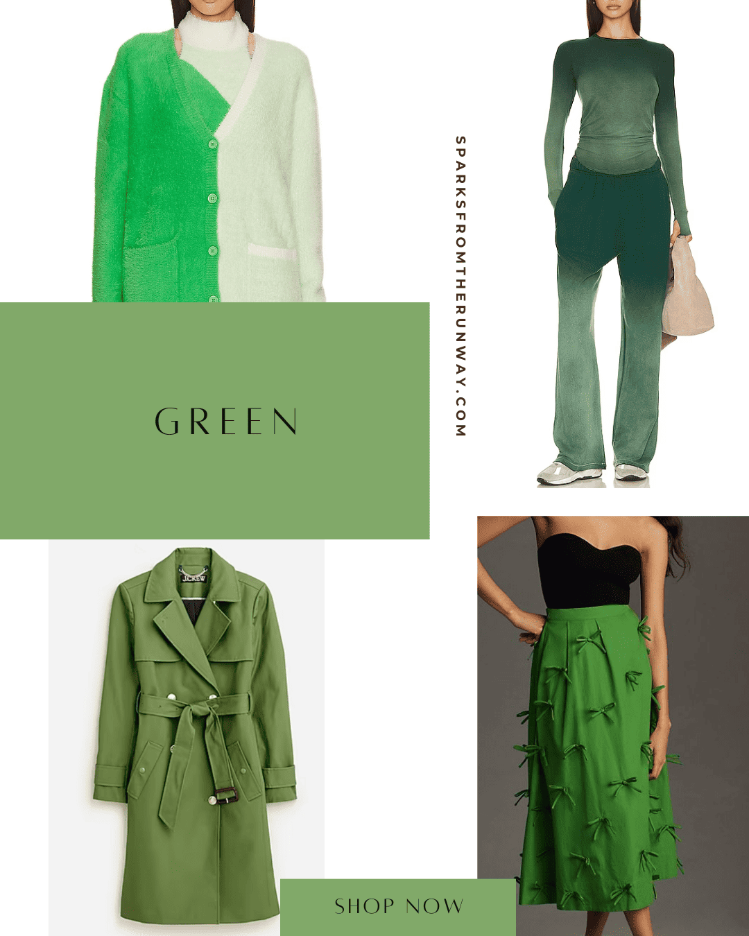 what colors go with green? 2024