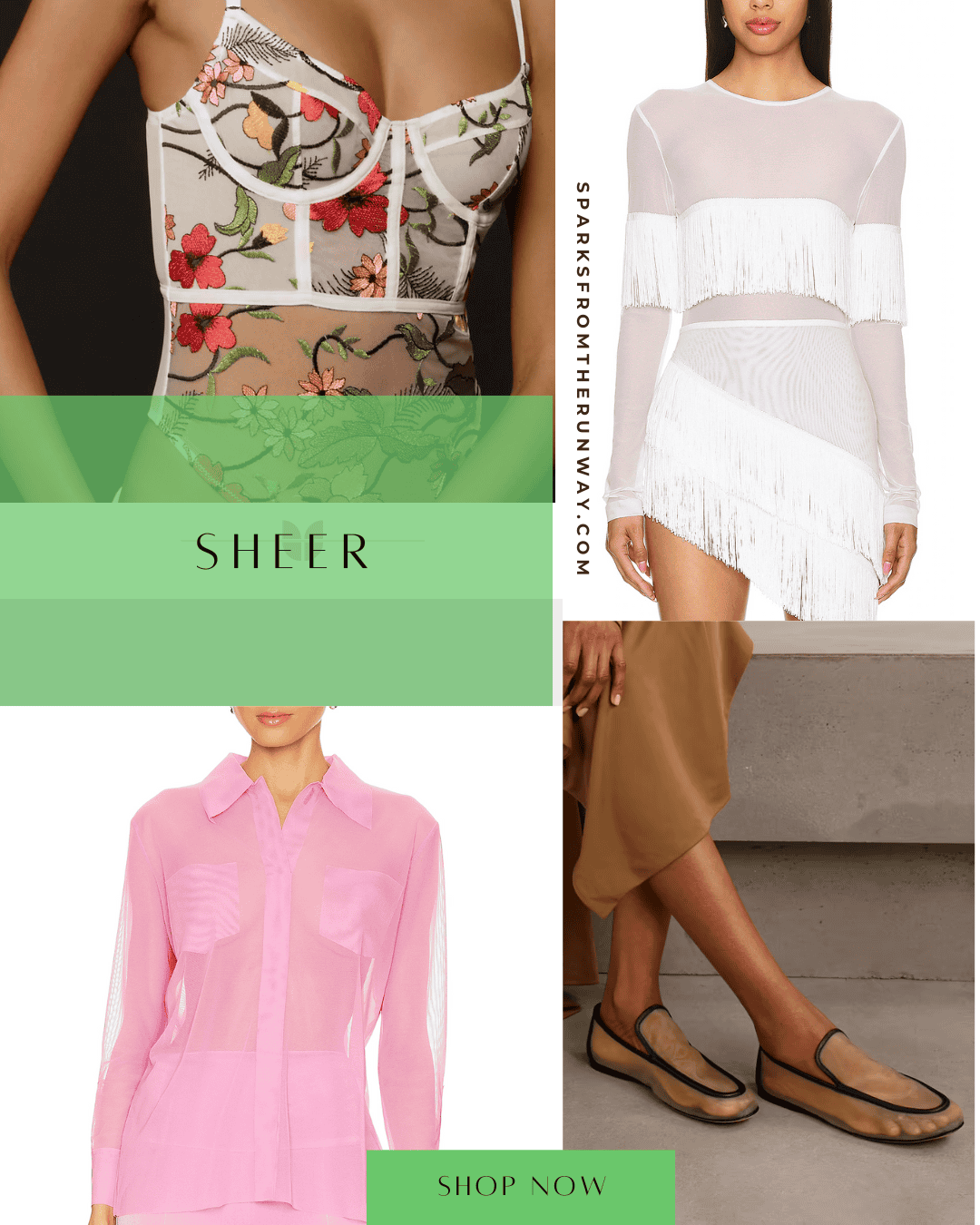 Sheer Clothing Looks